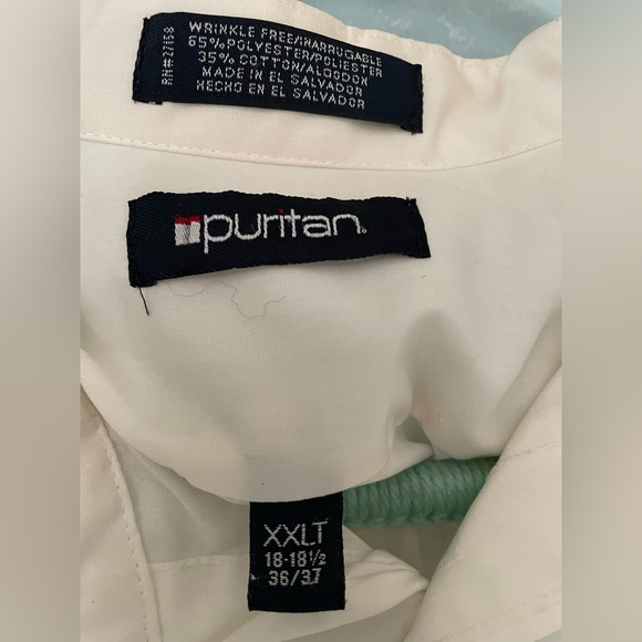Puritan Men's White Dress Shirt - Picture 2 of 2